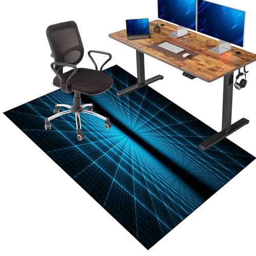 Alfombra de silla de oficina resistente para moqueta y parquet, alfombrilla de protección antideslizante para el hogar y la oficina, 140 x 180 cm