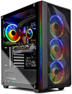 Skytech Chronos Gaming PC Desktop - AMD Ryzen 9 3900X, RTX 3080 10GB, 16GB DDR4, 1TB Gen4 SSD, 360mm AIO, 850W, Black