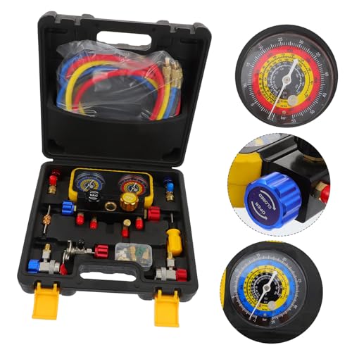 Kit de Manómetros Universal R410A/R32 para Aplicaciones de Refrigeración, Herramienta de Diagnóstico miniatura 3