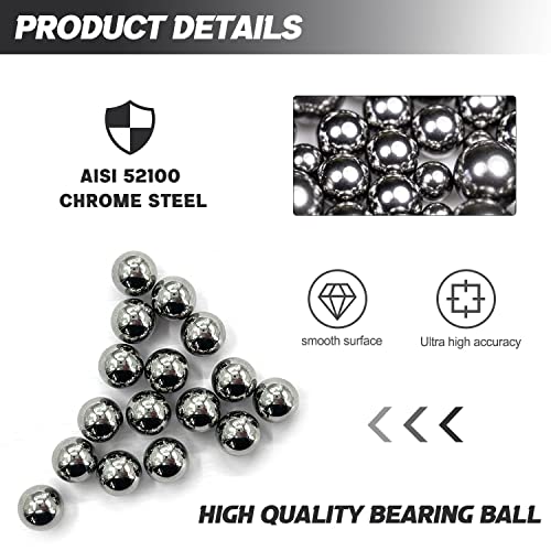 Image of 11mm Ball Bearing Solid Steel Bearing Balls Precision Balls - 200 Pieces