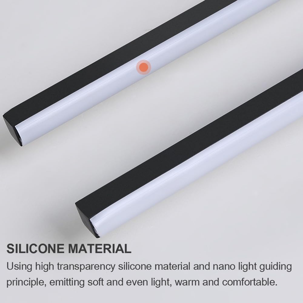 48cm/58cm/78cm LED Ceiling Light Modern Acrylic Linear LED Ceiling Lamp 30W/38W/50W Long Strip Close-to-Ceiling Lights for Living Room Bedroom Hallway Kitchen