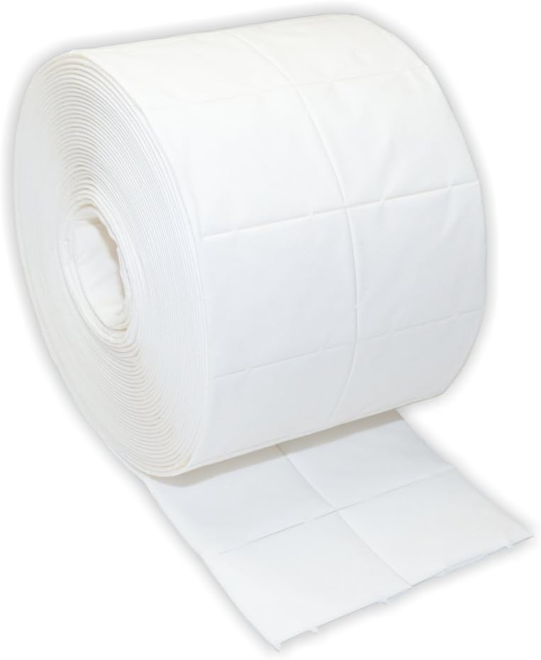 500 cellulose pads on a roll, cellulose pads