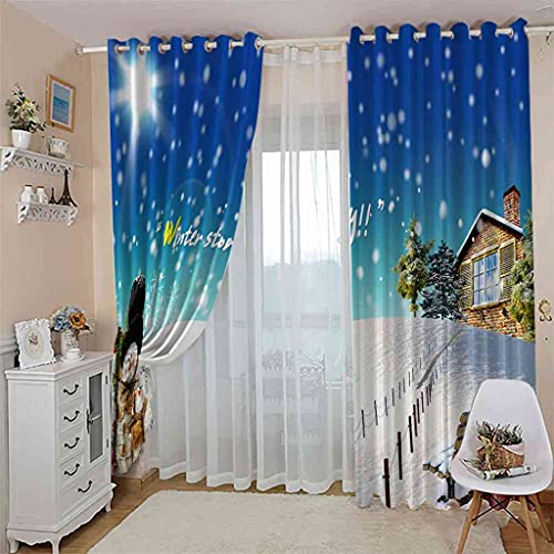 Rideau occultant thermique isolant à oeillets pour chambre d'enfants - 4