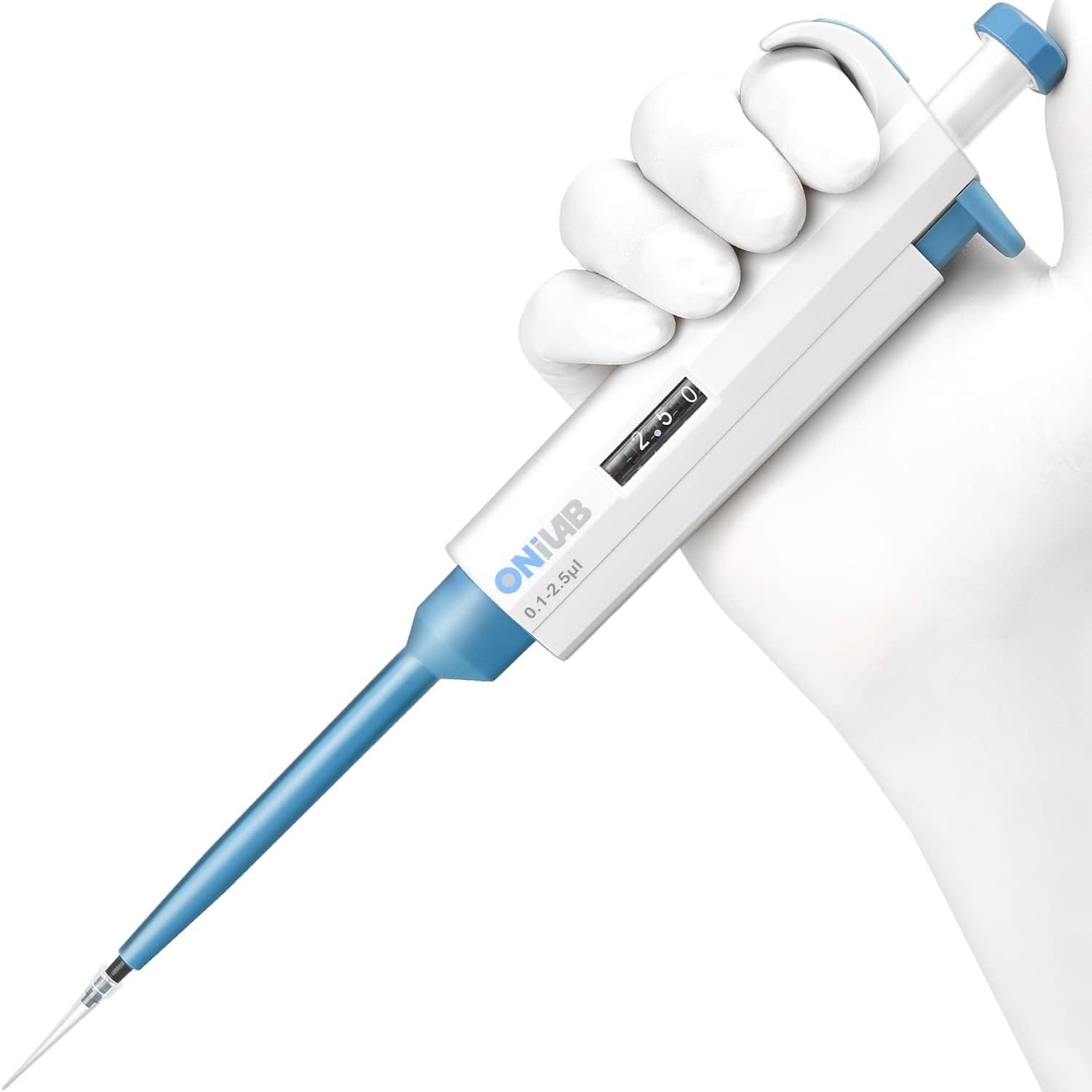 Cuentagotas de pipeta, volumen ajustable manual, alta precisión, 0.1-2.5ul a 500-5000ul, mini pipetas para uso en laboratorio