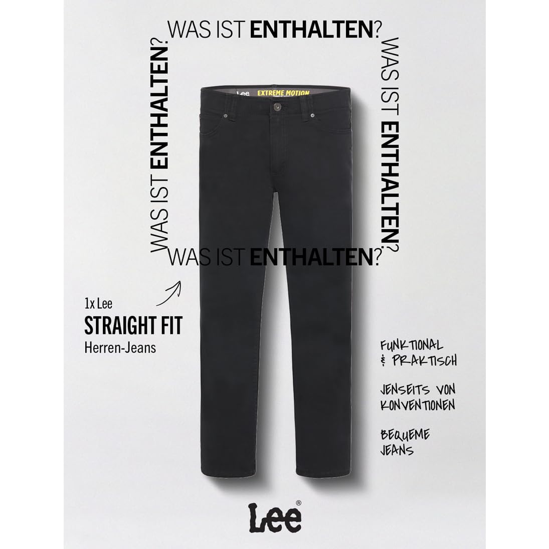 Lee Herren-Jeans Straight Fit XM – Bild 7