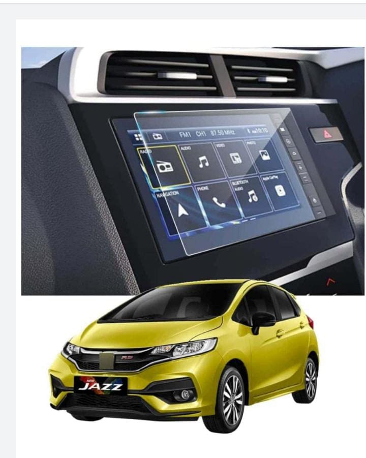 ROLENT GUARD Touch Screen System Guard for Honda Old Jazz Car Music System Navigation System GPS, Touch System (Anti shock proof & Ultra 9H protector glass) (Pack of 1)