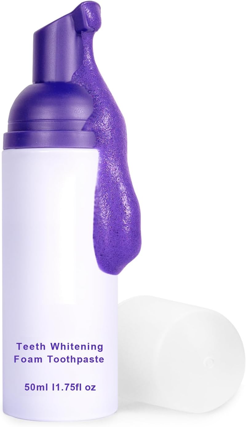 Purple Toothpaste for Teeth Whitening