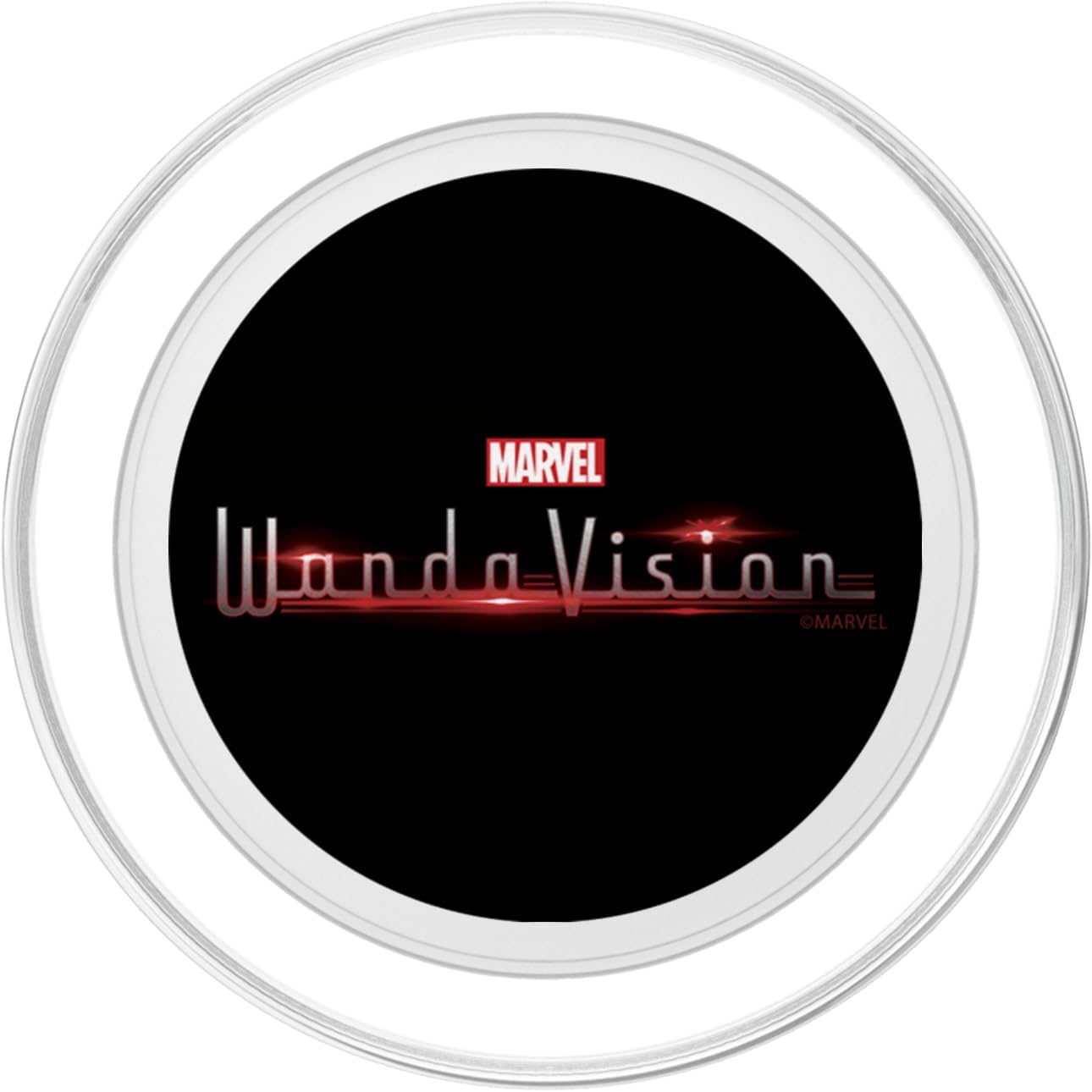 Marvel WandaVision Title Logo PopSockets MagSafe PopGrip for iPhone