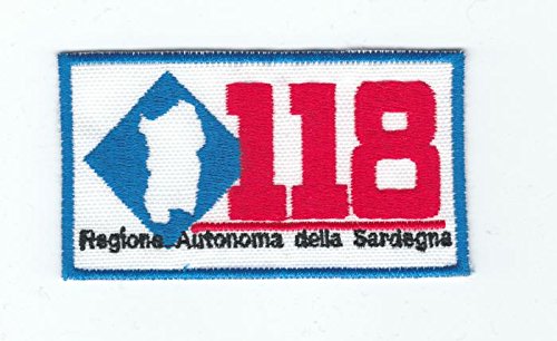 MAREL Patch 118 NOMINATIVO + GR. SANGUIGNO cm 11,5 X 3 Toppa Ricamata Ricamo -285