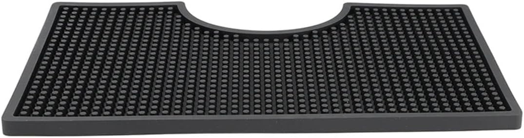 Brewing Accessories Beer Tower Drip Tray PVC Kegerator Mat Beer Tower Drip Tray Thick Bar Service Mat Non-Slip Spill Pad Coffee Service Mat Counter Brewing Accessories(2pcs)