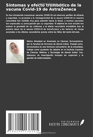 Sintomas y efecto trombotico de la vacuna Covid-19 de AstraZeneca (Spanish Edition)