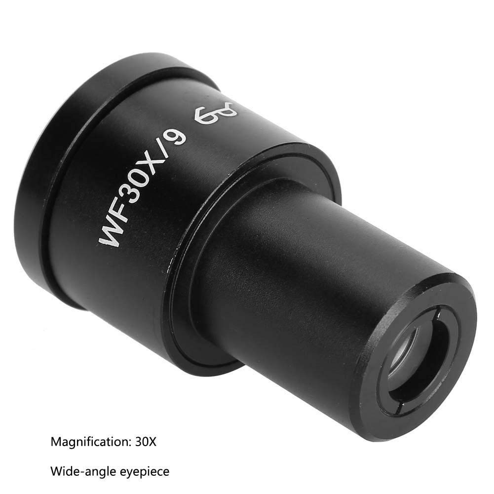30x / 9 Microscopio Ocular De 23.2mm Accesorios para Microscopios Biológicos Adaptador de Lente Microscopio para Campo de Visión 9mm
