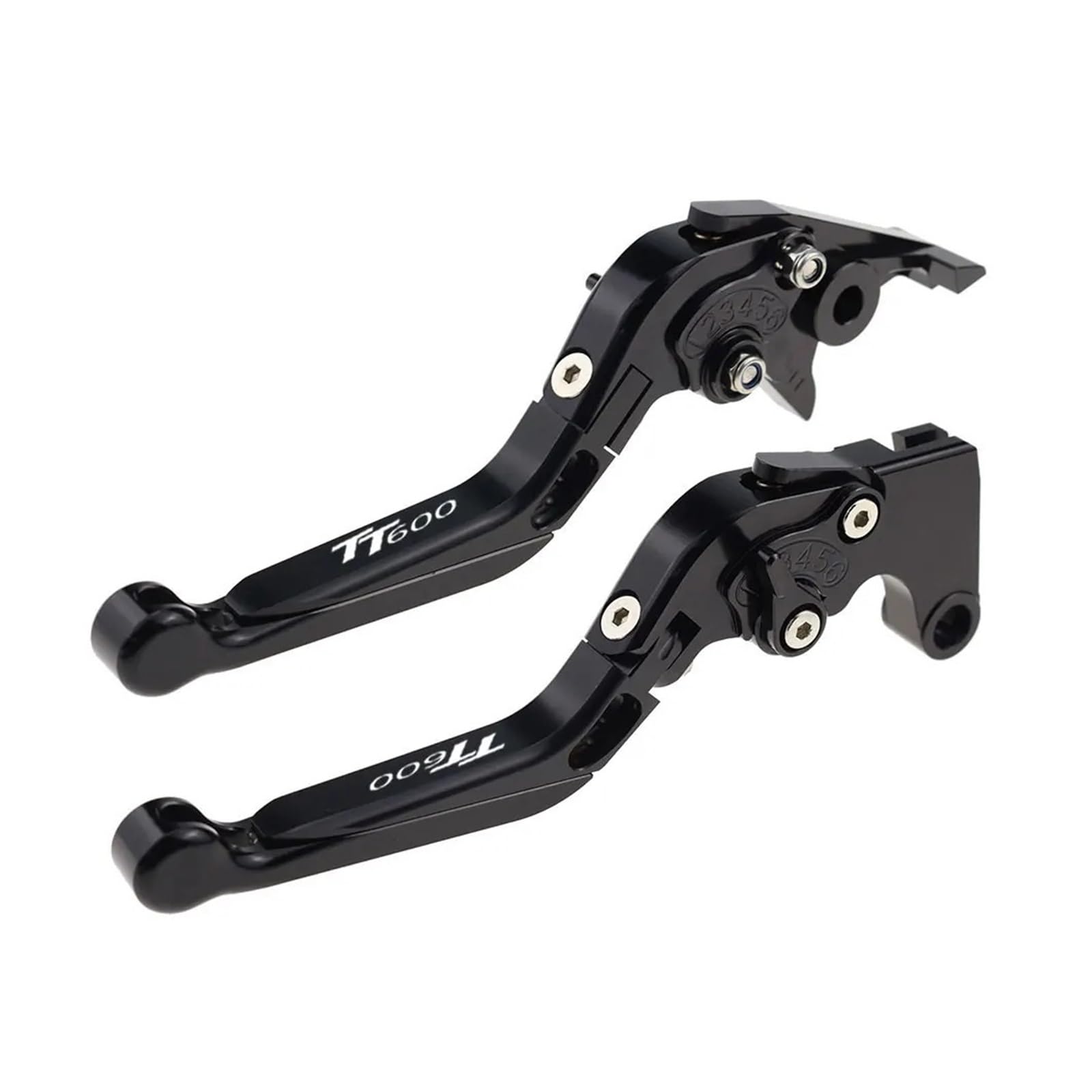 Jghfdws 40 Motorcycle Brake Clutch Lever Set For Tt600 Motorcycle Folding Extendable Brake Clutch Levers