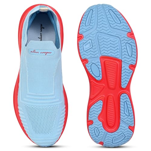 Image of Allen Cooper Training,Atheletic,Gym,Sports Comfortable Extra Max Cusion with Memory Foam Insole,Anti Skid Tech Grip Walking Shoes for Men(06202 Black /Grey-Sizes 6,7,8,9,10)