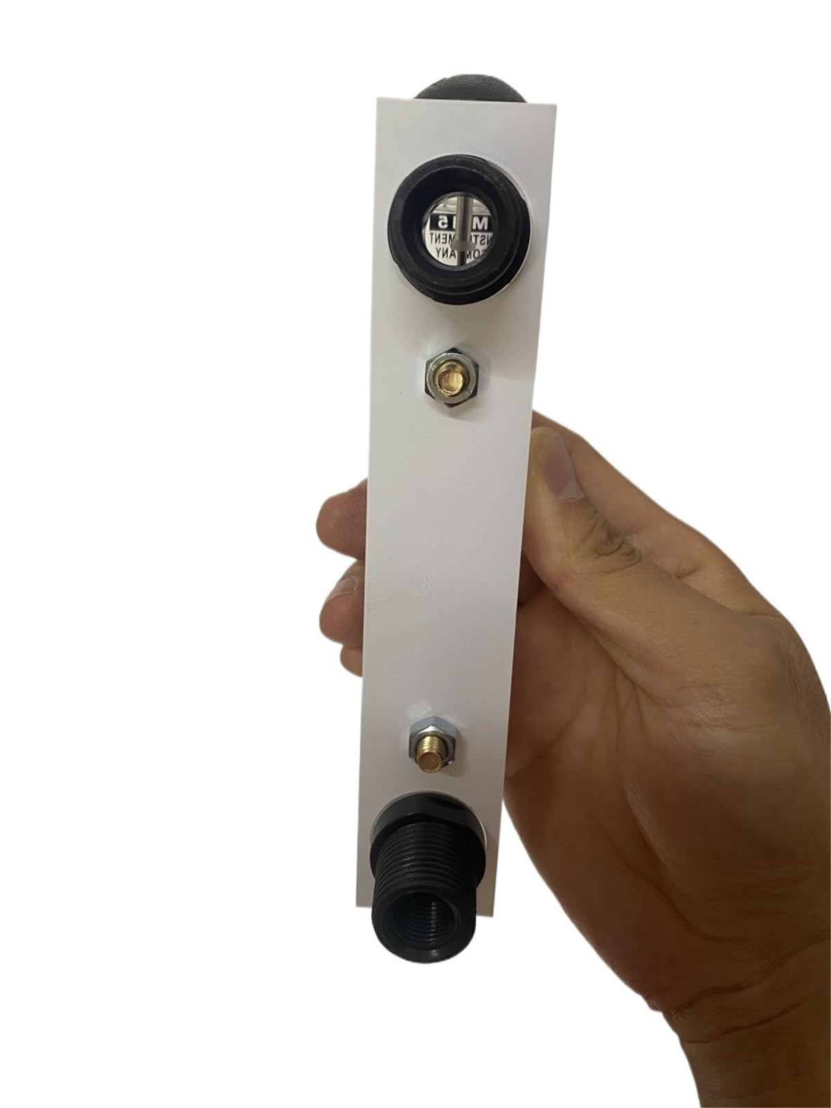 1 unidad de caudalímetro de líquido LZM-15T PMMA, rotámetro de panel con válvula de control, 0,2-2 l/min, 0,2-3 l/min, 0,5-4 l/min, 1-7 l/min, 10-100 l/h(0.2-2LPM)
