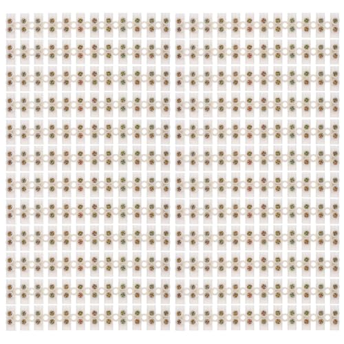 Borniers à vis blancs 12 positions lot de 20 blocs de barrière électrique double rangée