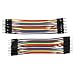 Produktbild SODIAL (R) 40x 10cm Breadboard Steckbr¨¹cken Drahtbr¨¹cken Stecker Male to Male Jumper Wires Kabel