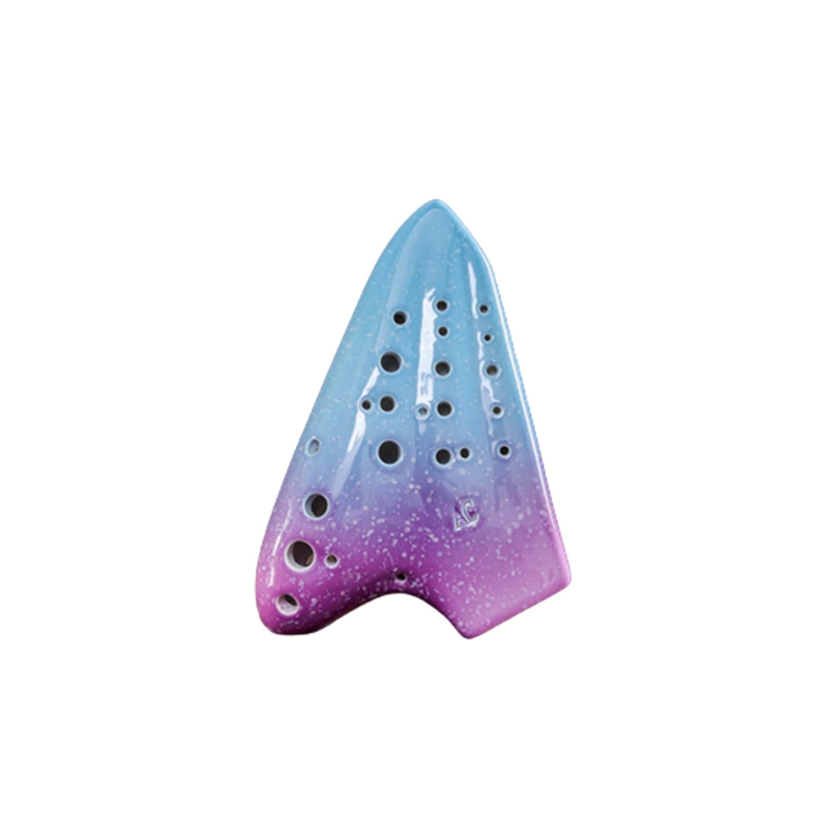 Ocarina flöte Dreipfeifen-Okarina Geräucherte Okarina AC-gestimmte Dreipfeifen-Okarina Für Erwachsene Anfänger (Color : 6)