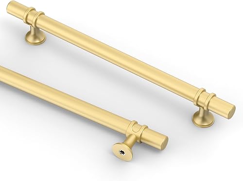 Asidrama Paquete de 10 manijas de gabinete de cocina color negro mate de 7.5 pulgadas (7.559 in), tiradores de gabinete de cocina, manijas de cajón,