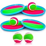 Toss and Catch Ball Game Outdoor Game for Kids Backyard Games Beach Game for Kids (Upgraded) (4...