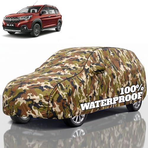 Image of Superior Grade Quality Xl6 Cover (All Variants) Car Body Cover - 100% Waterproof Custom Fit with Mirror Pockets | Triple-Stitched Elastic Design, Heat Reflective, Anti-Dust, All-Weather
