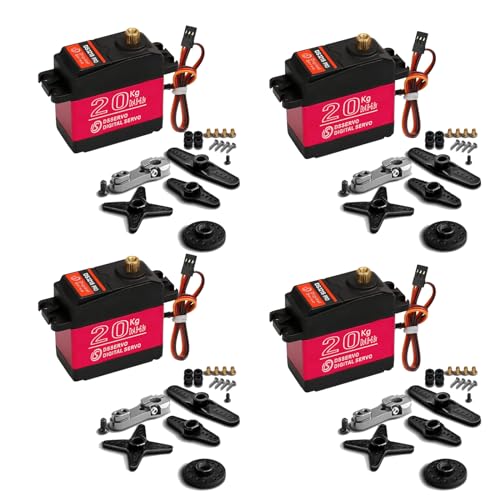 Servo 20kg à couple élevé DS3218 avec pignons acier pour direction précise RC