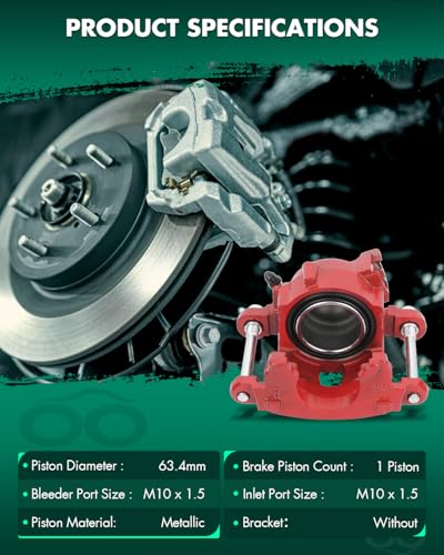 Image of SCITOO Front Right Brake Caliper Without Bracket 18-4071 Compatible For Buick 1978-1987 For Chevrolet 1978-2003 For GMC 1978-2003 For Isuzu 1997-2000
