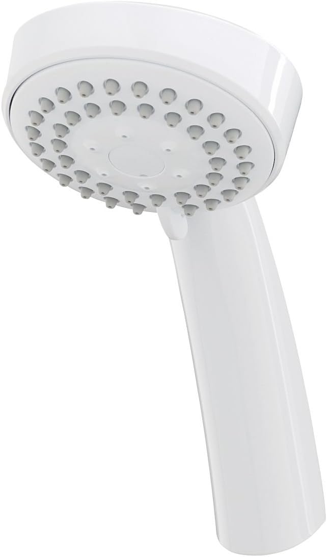 Triton 3-Position Shower Head White 84 x 230mm
