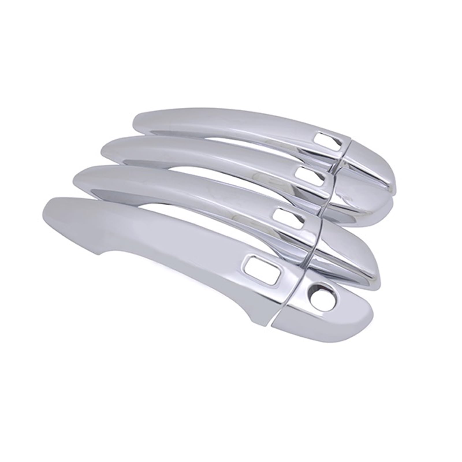 Drezzo 4 Keyless Entry Car Exterior Door Handle For Peugeot 208 Mk2 P21 2020-2023 Car Door Handle Cover Decoration(4 Keyless Entry)