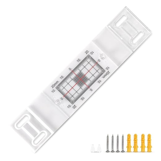 Wall Crack Monitor with Fixings