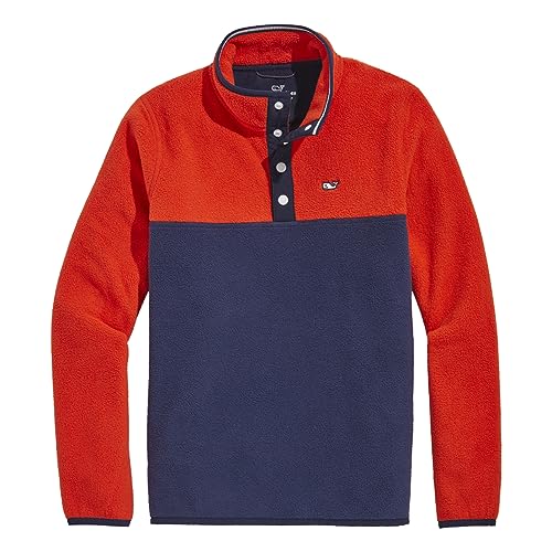 vineyard vines boys Boys' Color Blocked Harbor Fleece Quarter-snap - Main Image