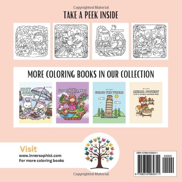 Cozy Egypt Coloring Book: Cute and Relaxing Ancient Egyptian Scenes for Adults and Teens - Image 2