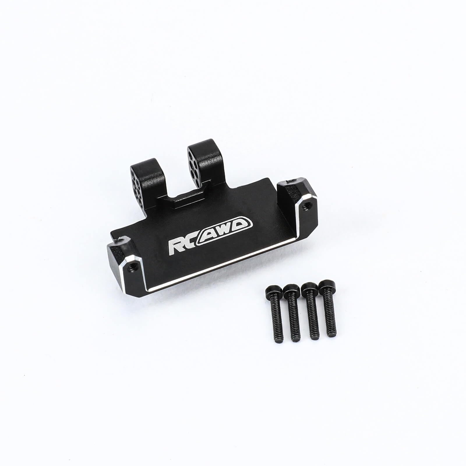 RCAWD Adjustable Steering Servo Mount for Axial 1/24 SCX24 Series Upgrades Part Black
