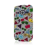 Empire MPERO SNAPZ Series Rubberized Case for ZTE Concord 2 - Retail Packaging - Neon 90's