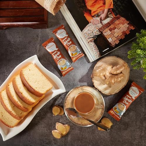 Image of Chaizup Dimtee 1 Min Instant Adrak Chai Premix - 30 Sachets | Adrak Flavours | 30 Servings | 375g