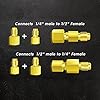R134A Tank Adapter, Can Tap Valve Refrigerant Dispenser Tool with Refrigerant Tank Adapters, R134A Self-Sealing and Puncture Style Refrigerant Can Tap Valves Kit for R134A Systems Refrigerant Recharge #5