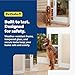 PetSafe Sliding Glass Pet Door - No-Cut DIY Install Doggy Door for Renters - Aluminum Frame - Adjustable Height 91 7/16