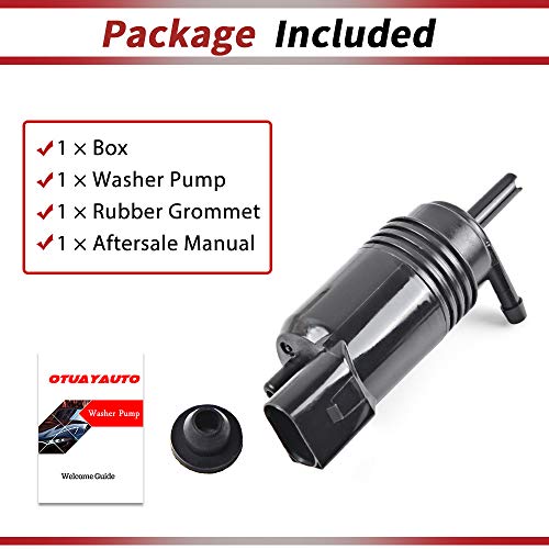 Otuayauto QWP136 Windshield Washer Pump - Replacement thumb #4