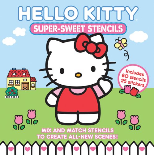 Hello Kitty Super-Sweet Stencils Spiral-bound – Picture Book, December 3, 2013