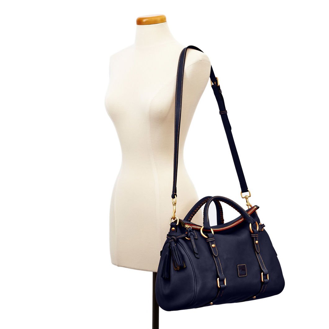 Dooney & Bourke Satchel Bags for Women, Large Florentine Handbag with Optional Crossbody Bag Strap: Dooney & Bourke Satchel Bags for Women, Large Florentine Satchel Handbag with Optional Crossbody Bag Strap