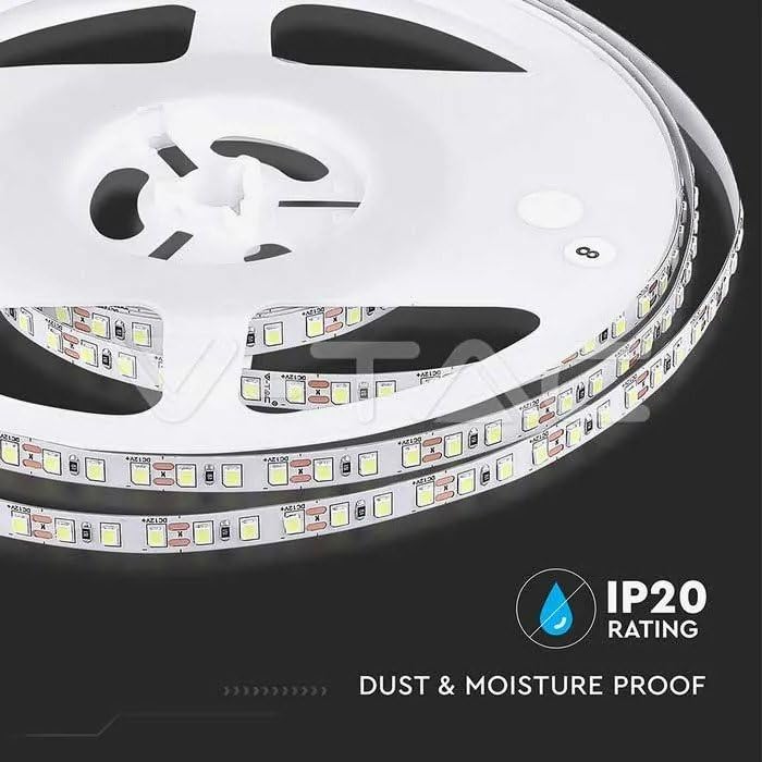 Image of Khodiyar Online Store Self Adhesive 2835 LED Strip Cove Light (120 LED Per Meter) or Profile Light or Flexible Strip with SMPS (Blue-5 Meter).