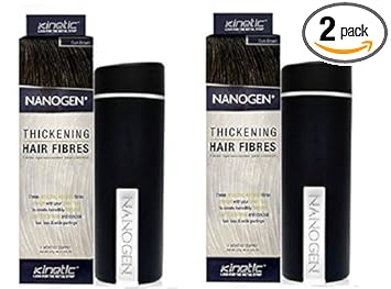 Nanogen - Combo of 2 Nanogen Thickening Hair Fibres Dark Brown 30gms