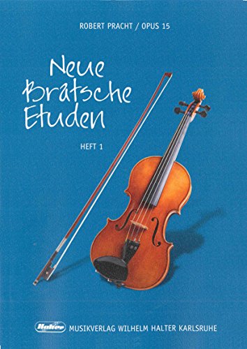 Robert Pracht: Partituras Etüden op.15 Band 1 – 47 Etüden en primera capa – Edición para viola (notas)