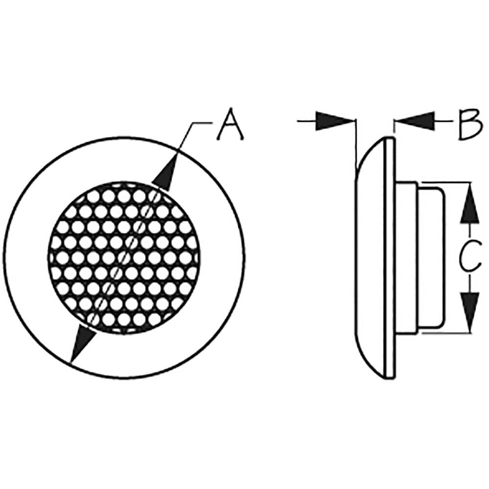 SEADOG LED Courtesy Light CHR/WHT