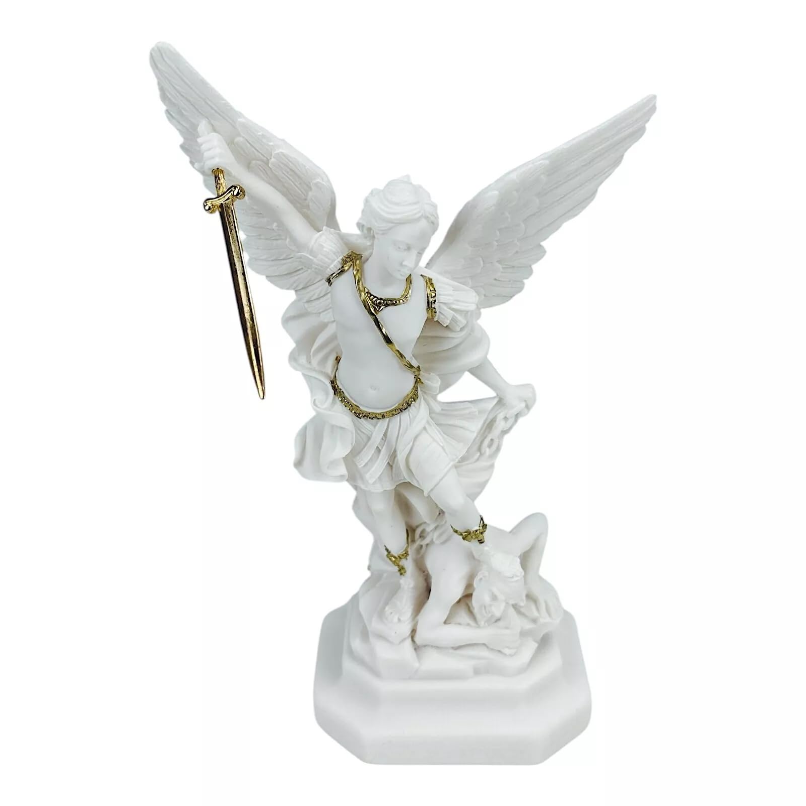 Amazon.co.jp: 聖ミカエル 大天使ルシファー ギリシャ像 彫刻