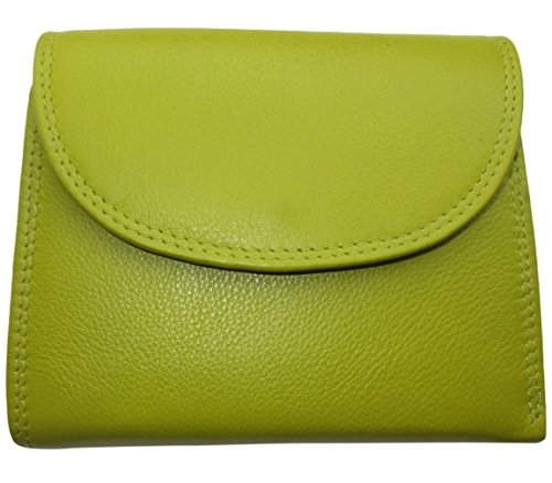 Preisvergleich Produktbild Josephine Osthoff Handtaschen-Manufaktur Josybag Leder Geldbörse Club - Limone - 2 Münzfächer Damenbörse