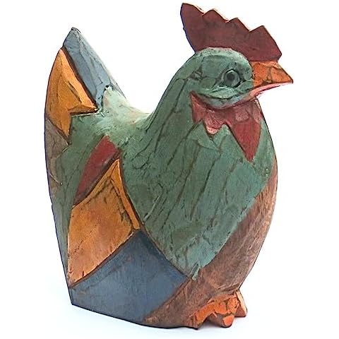 Poule en bois sculptée Purity Style Cover
