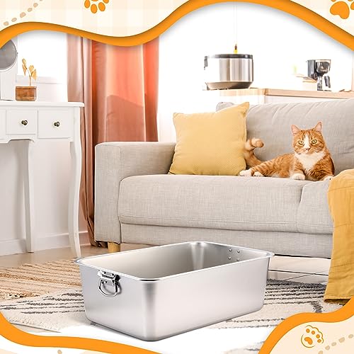 Set 3 Areneros para Gato de Acero Inoxidable 201 Lallisa miniatura 5