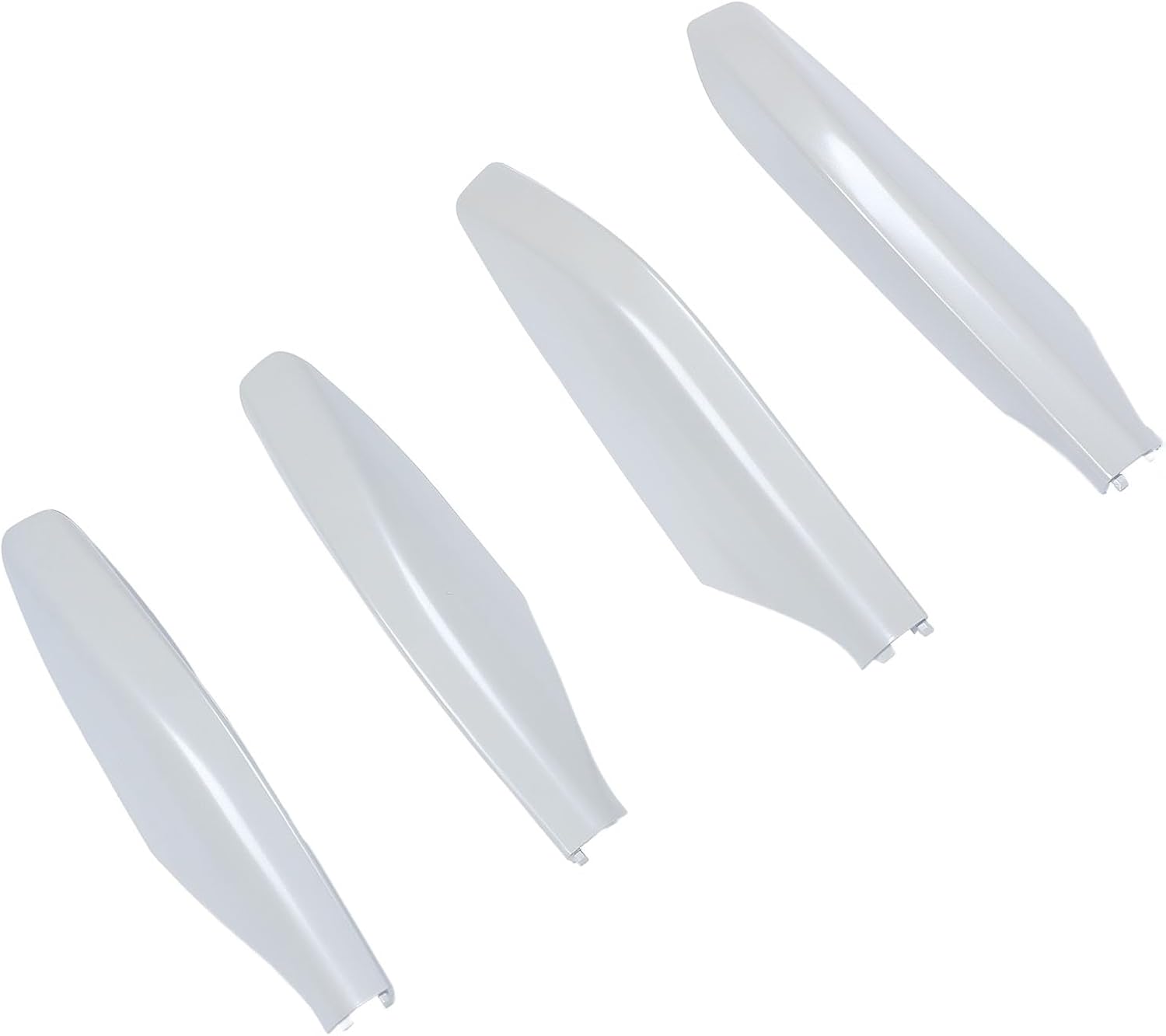 Roof Rack End Cap Trim, ABS Replacement GX470 2003-2009, Colorfast and Wear Enhances Appearance (Pearl White)