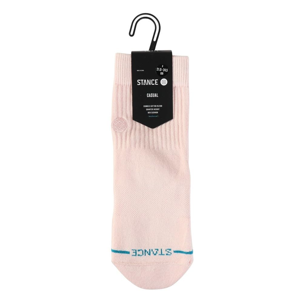 Stance Icon Quarter Socks, Pink, Small